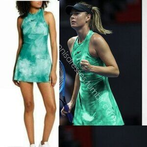 Nwt Nike Maria Sharapova Green Tennis Dress XS